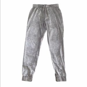 Capulet Crocodile Print Joggers